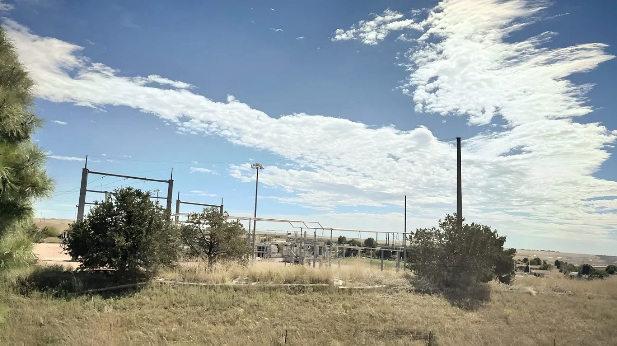 Power station seen from Desert Varnish Drive on 9-17-2024.