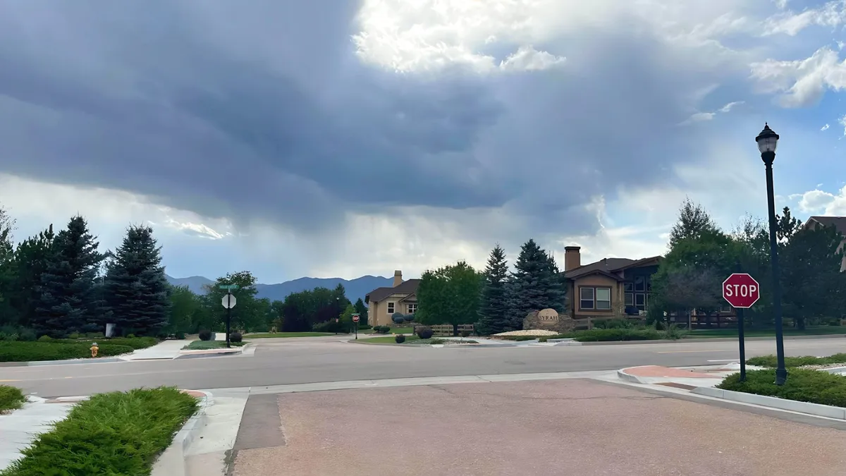 Streetview from walking in the north end of Colorado Springs in the Flying Horse area